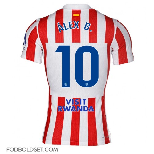 Atletico Madrid Alex Baena #10 Hjemmebanetrøje 2025-26 Kortærmet